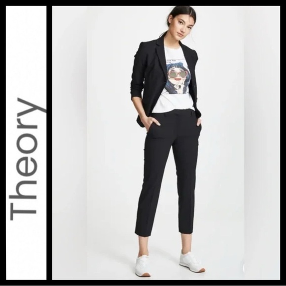 NWT Theory Trecca 2 Good Wool Pant - Picture 4 of 12